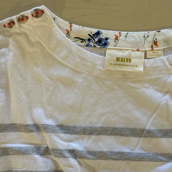 Maeve Anthro Nautical Stripe Top - Picture 4 of 4